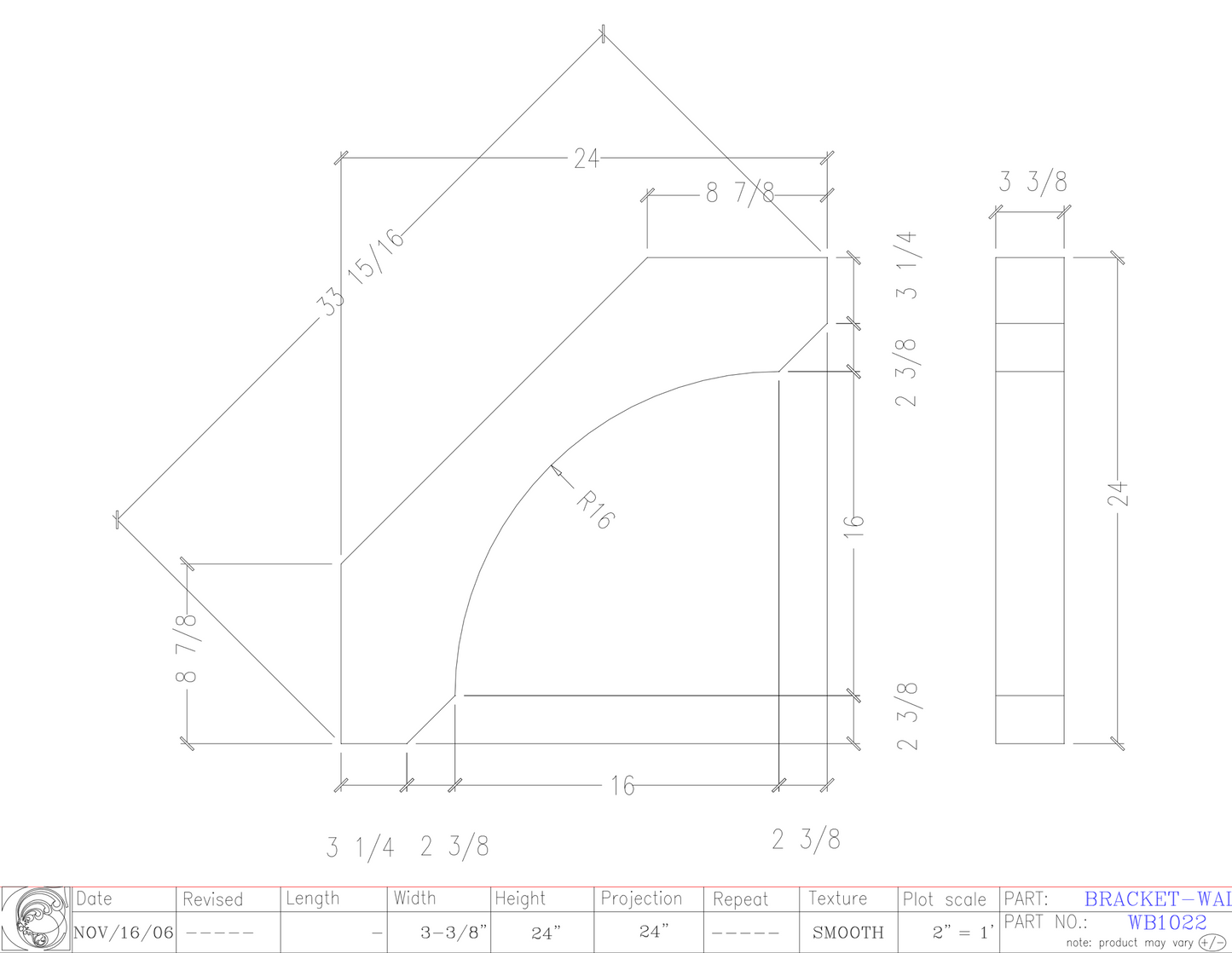 Wall Bracket | WB1022