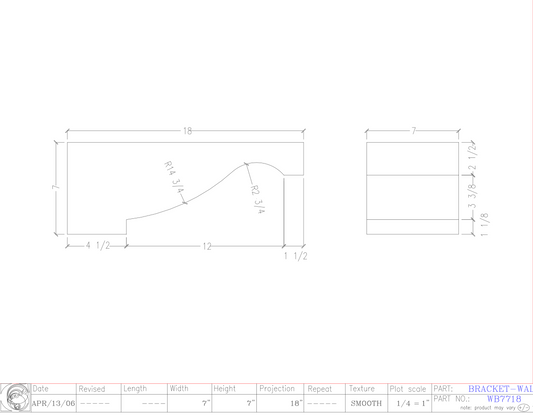 Wall Bracket | WB7718