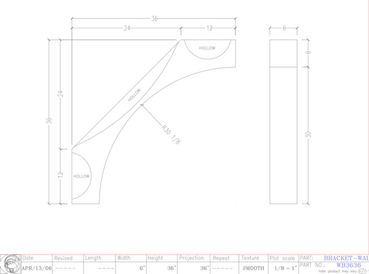 Wall Bracket | WB3636
