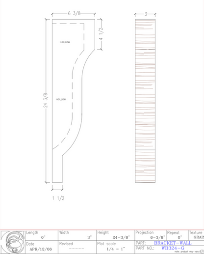 Wall Bracket | WB324-G