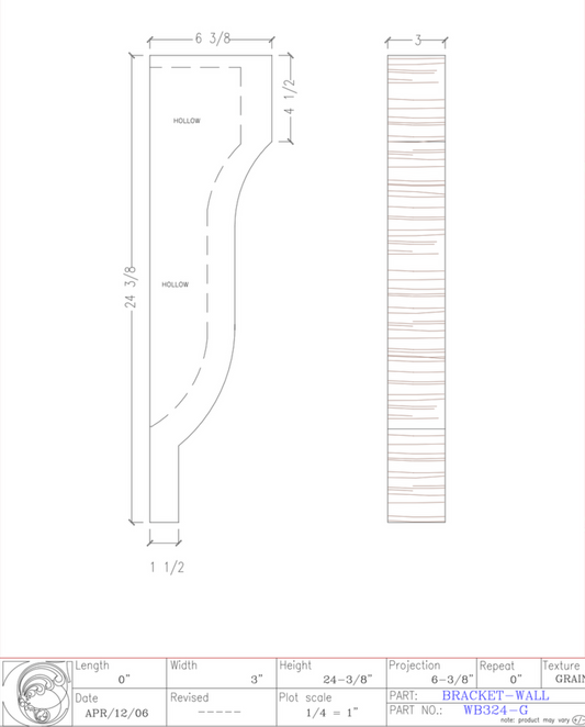 Wall Bracket | WB324-G