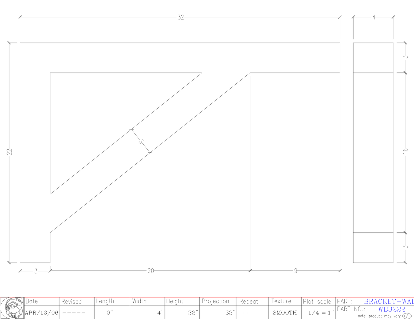 Wall Bracket | WB3222