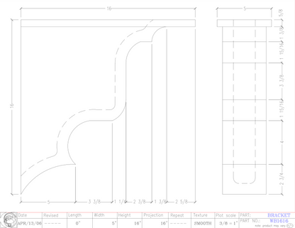 Wall Bracket | WB1616