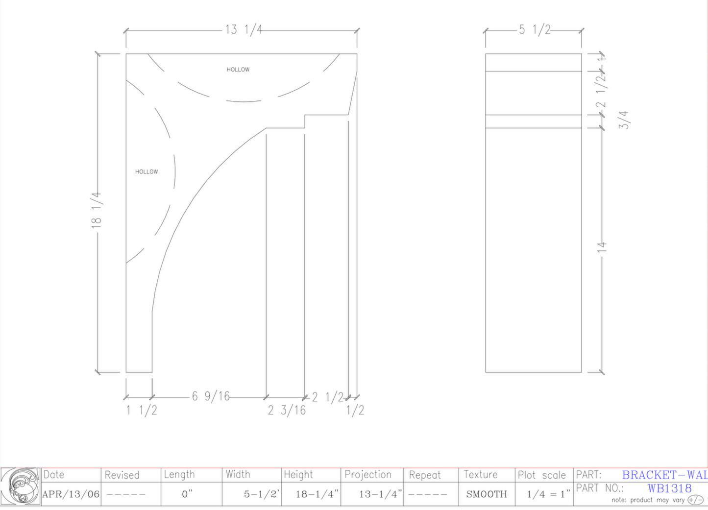 Wall Bracket | WB1318