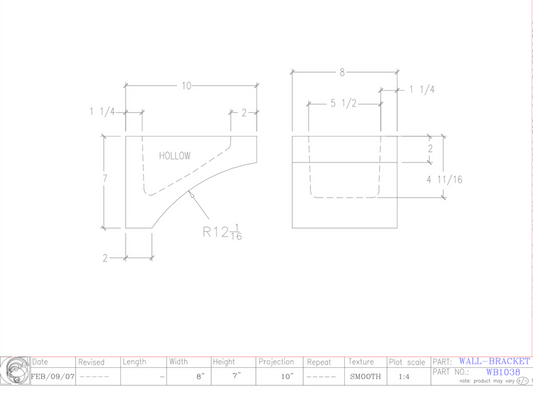 Wall Bracket | WB1038