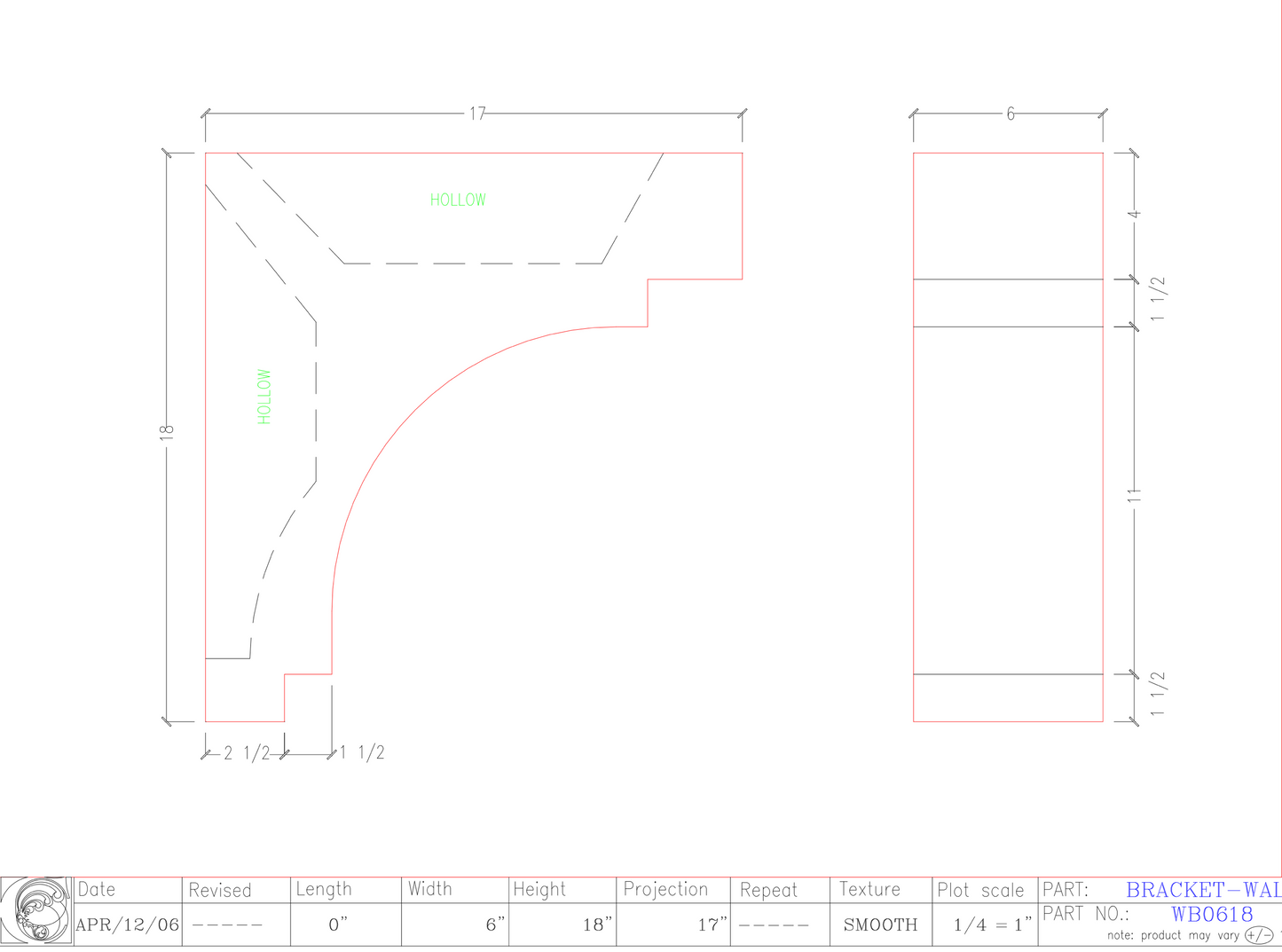 Wall Bracket | WB0618