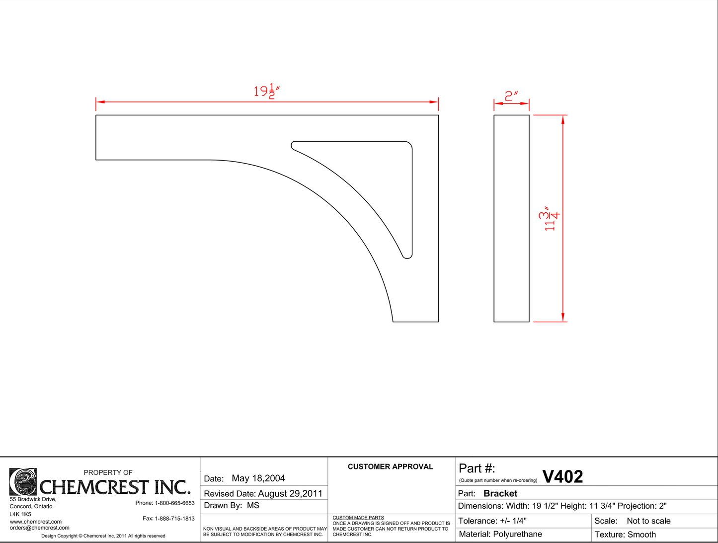Wall Bracket | V402