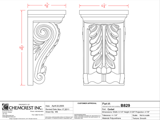 Corbel | B829