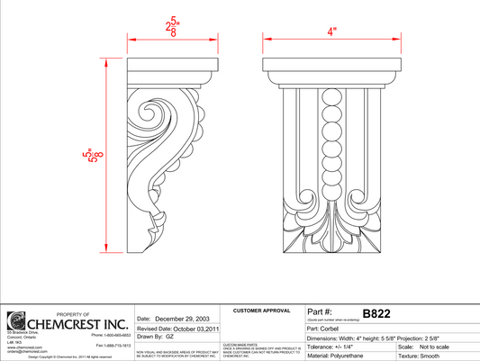 Corbel | B822
