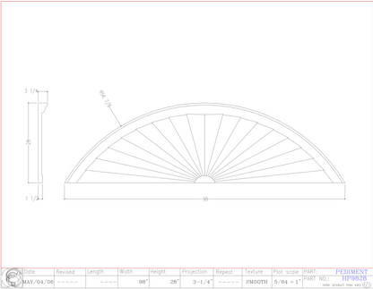 Horizon Pediment | HP9828