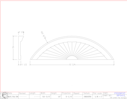 Horizon Pediment | HP5415