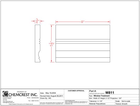 Pilaster Base Block | W811