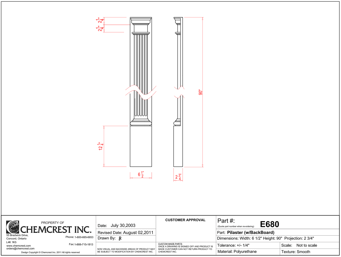 Pilaster | E680
