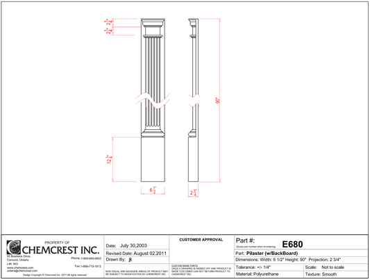 Pilaster | E680