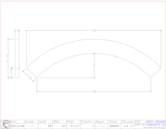 Arched Segment | AS810035