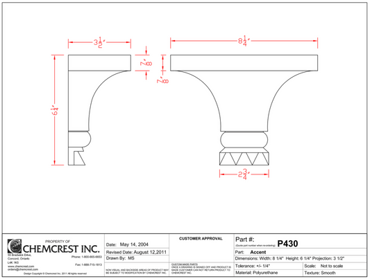 Modillion Block | P430