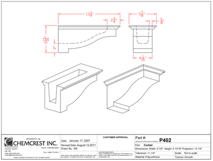 Modillion Block | P402