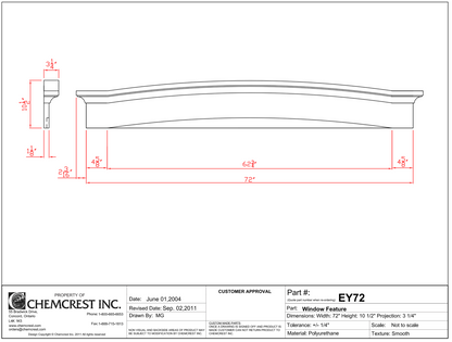 Segmental Arch/Door Header | EY72