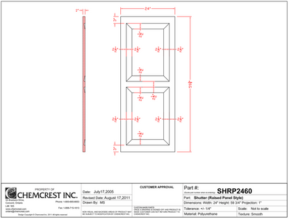 Louvered Shutter | SHL2460