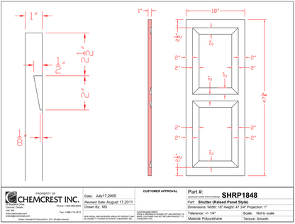 Louvered Shutter | SHL1848