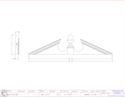 Pediment | AP8921-G
