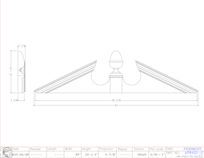 Pediment | AP8422-G