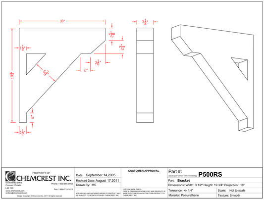 Wall Bracket | P500RS