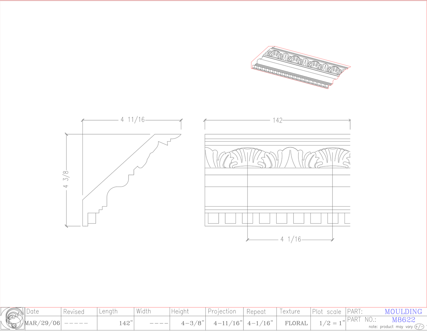 Crown Moulding | M8622