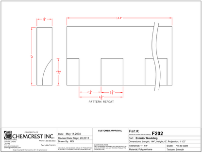 Dentil Moulding | F202