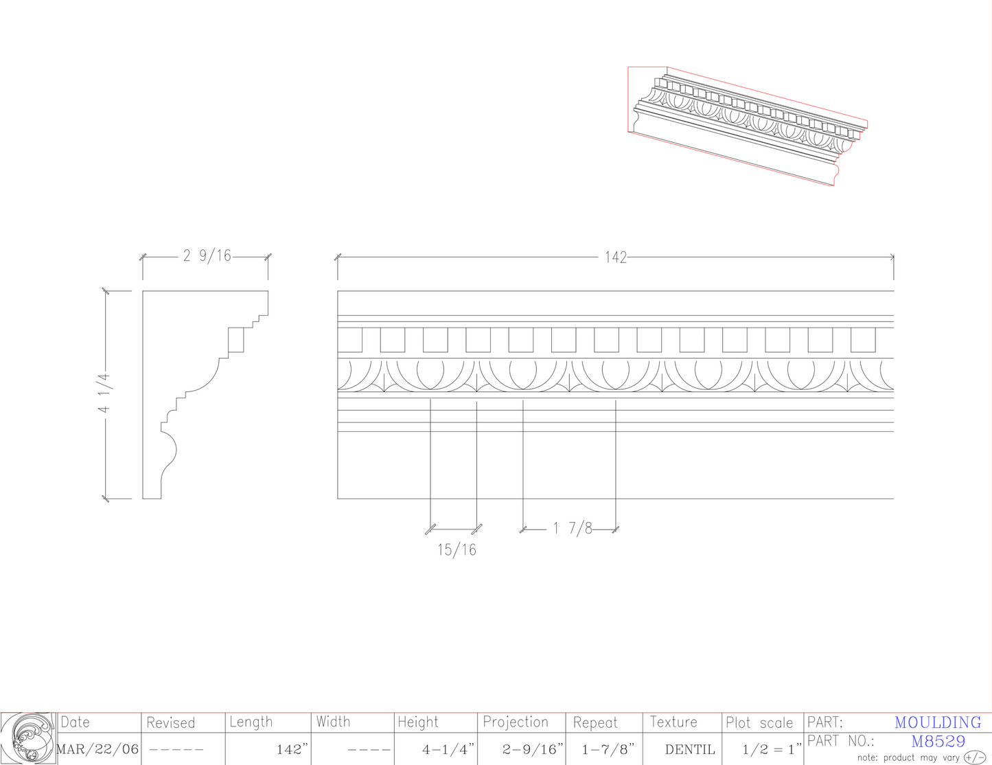 Crown Moulding | M8529