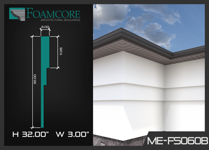 Flat Stock Cornice | ME-FS060-B