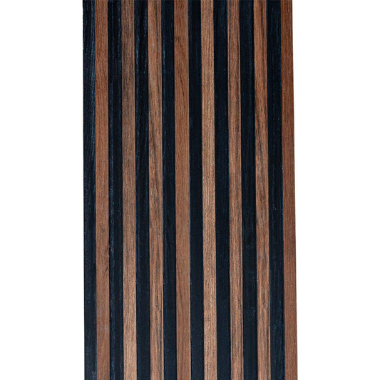 Black Woodgrain Groove Panel